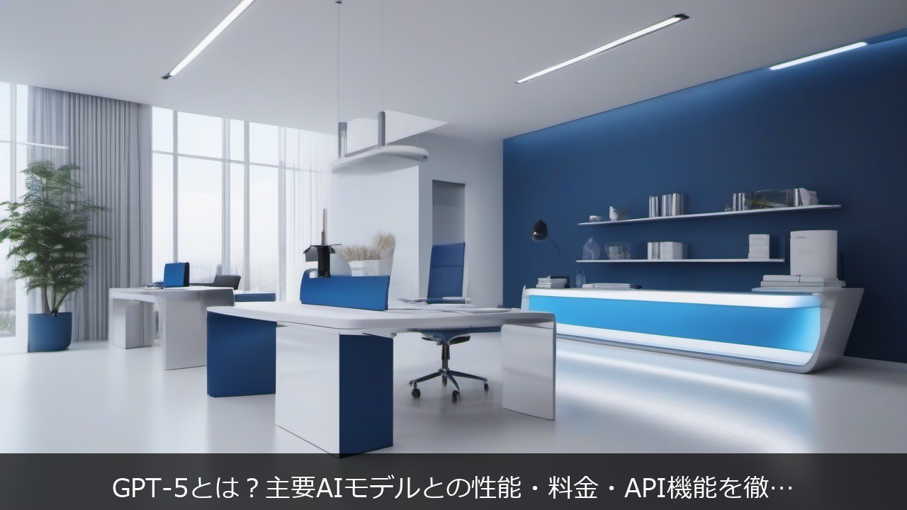 GPT-5とは？主要AIモデルとの性能・料金・API機能を徹底比較 アイキャッチ
