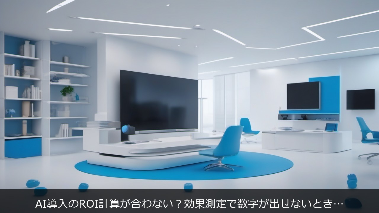 AI Japan：AI導入のROI計算が合わない？効果測定で数字が出せないときの原因別対処法まとめ アイキャッチ