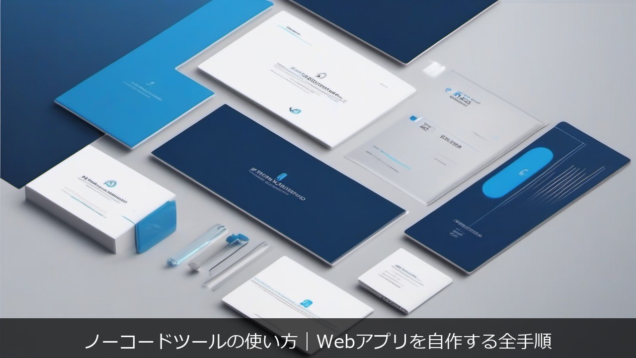 ノーコードツールの使い方｜Webアプリを自作する全手順のアイキャッチ画像