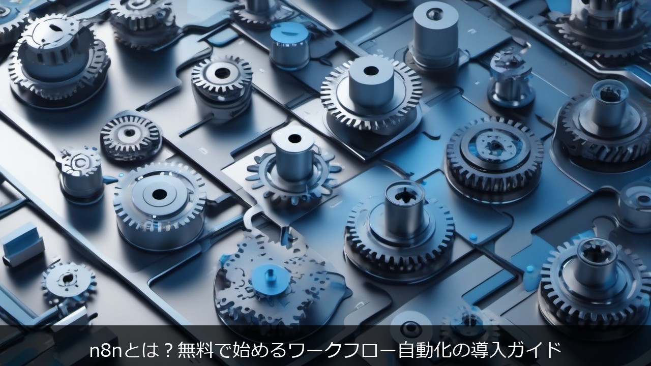 n8nとは？無料で始めるワークフロー自動化の導入ガイドのアイキャッチ画像
