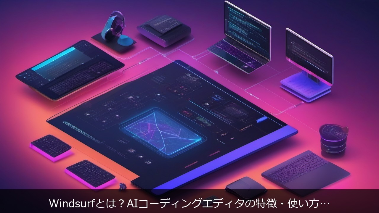 Windsurfとは？AIコーディングエディタの特徴・使い方・料金を初心者向けに解説【2026年版】 アイキャッチ