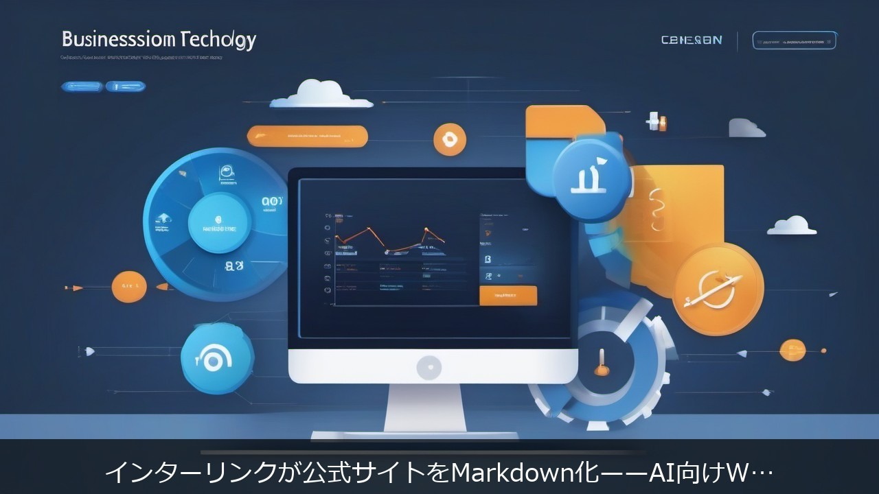 インターリンクが公式サイトをMarkdown化——AI向けWeb最適化「AIO」時代の到来か アイキャッチ