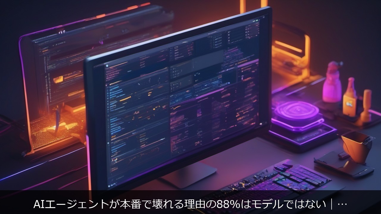 gpt-5：AIエージェントが本番で壊れる理由の88%はモデルではない｜失敗トレース分析で判明した真因と対処法 アイキャッチ