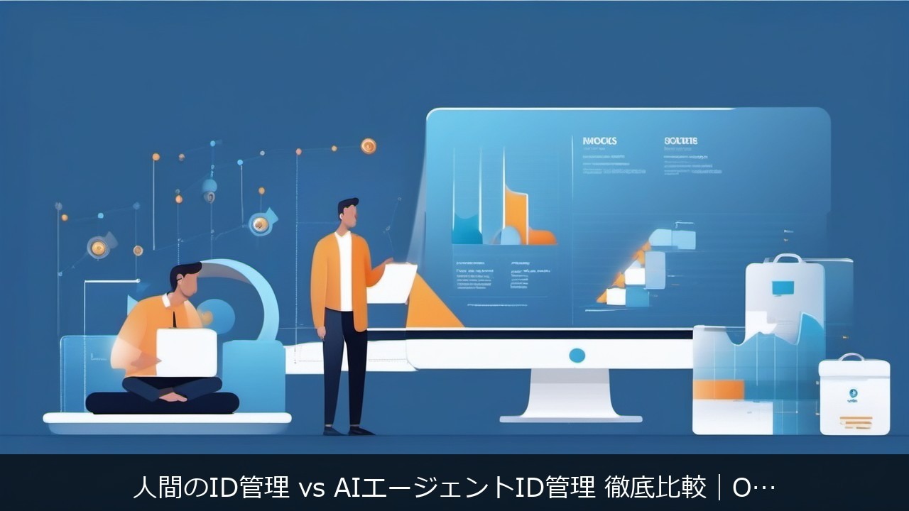 人間のID管理 vs AIエージェントID管理 徹底比較｜Oktaが提示する次世代セキュリティ戦略 アイキャッチ