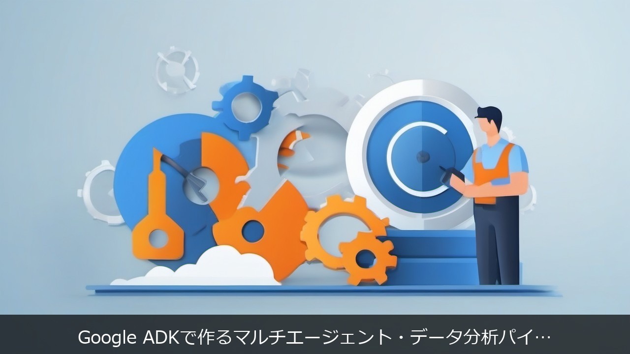 Google ADKで作るマルチエージェント・データ分析パイプライン入門｜Pythonで統計・可視化・レポートを自動化 アイキャッチ