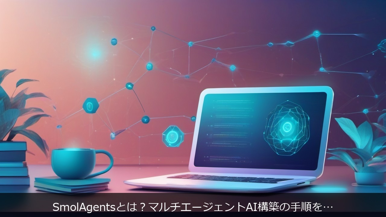 SmolAgentsとは？マルチエージェントAI構築の手順を初心者向けに解説 アイキャッチ