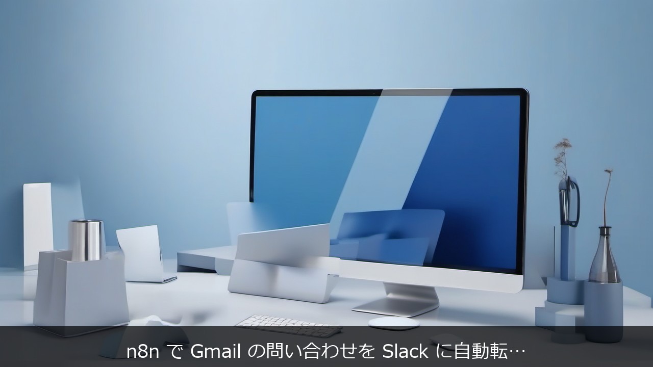 n8nに関する記事のアイキャッチ画像 - n8n で Gmail の問い合わせを Slack に自動転送する