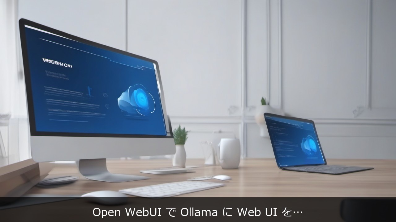 Open WebUIに関する記事のアイキャッチ画像 - Open WebUI で Ollama に Web UI を足して、チームでローカル LLM を使う