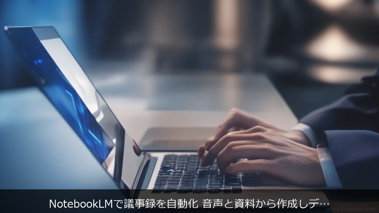 NotebookLMで会議の音声と資料から議事録を自動作成する
