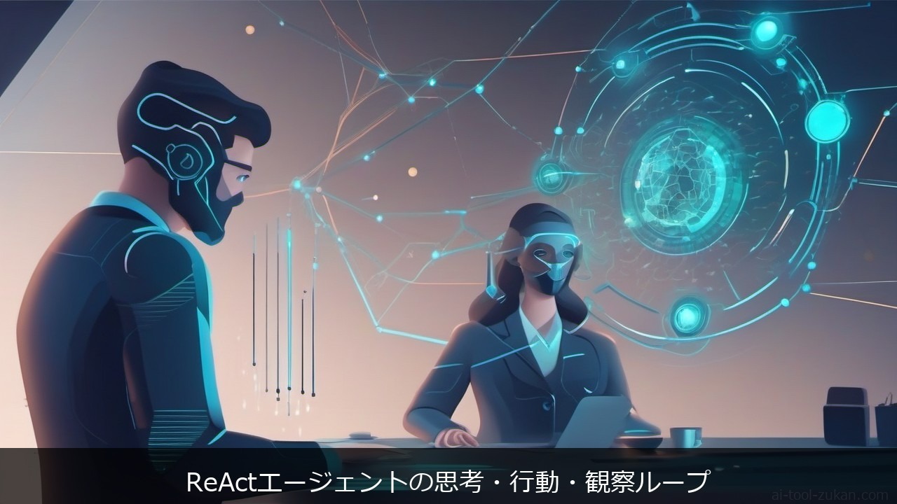 ReActエージェントが思考・行動・観察を繰り返して精度を高める仕組み