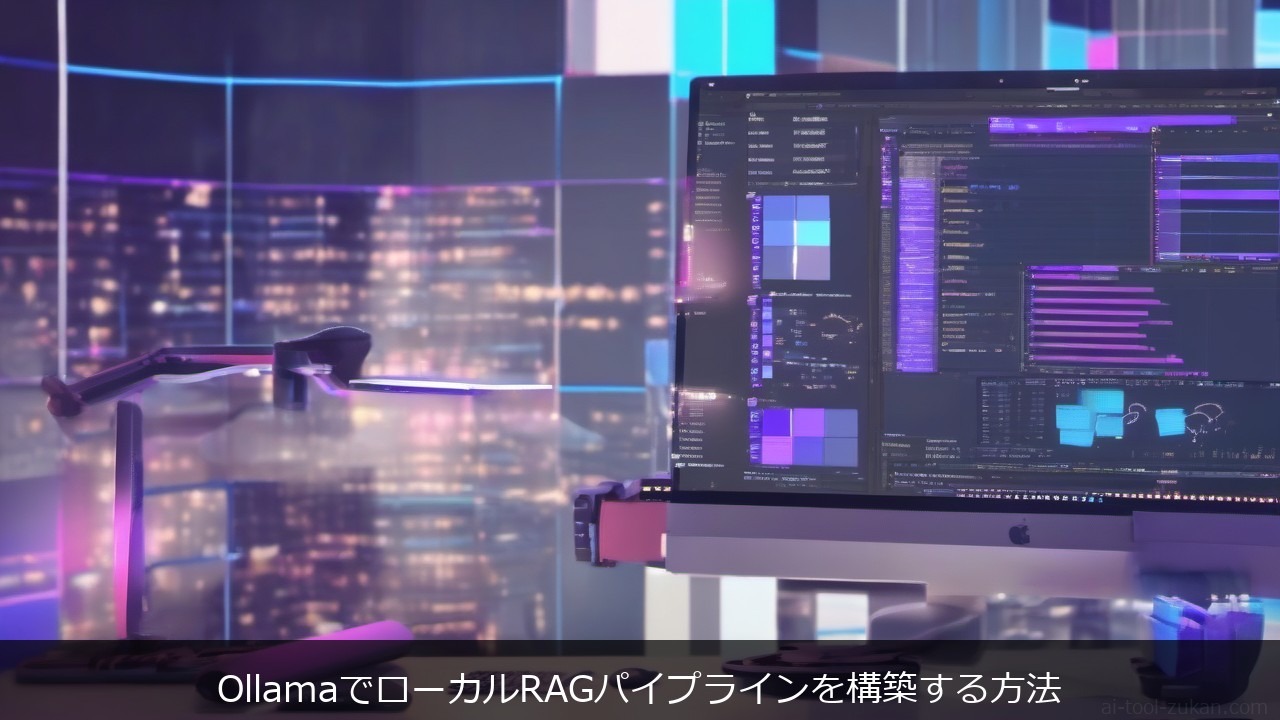 OllamaでローカルRAGパイプラインを構築する方法に関する記事のアイキャッチ画像 - OllamaでローカルRAGパイプラインを構築する方法