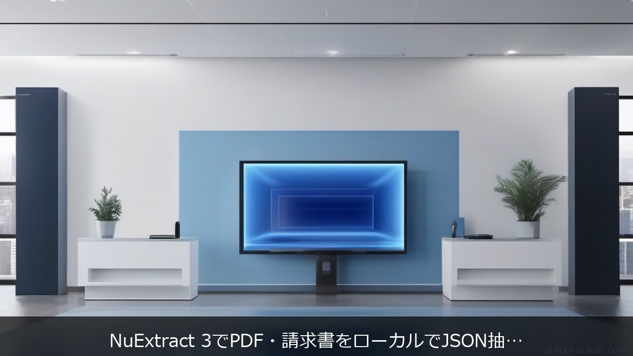 NuExtract3に関する記事のアイキャッチ画像 - NuExtract 3でPDF・請求書をローカルでJSON抽出する