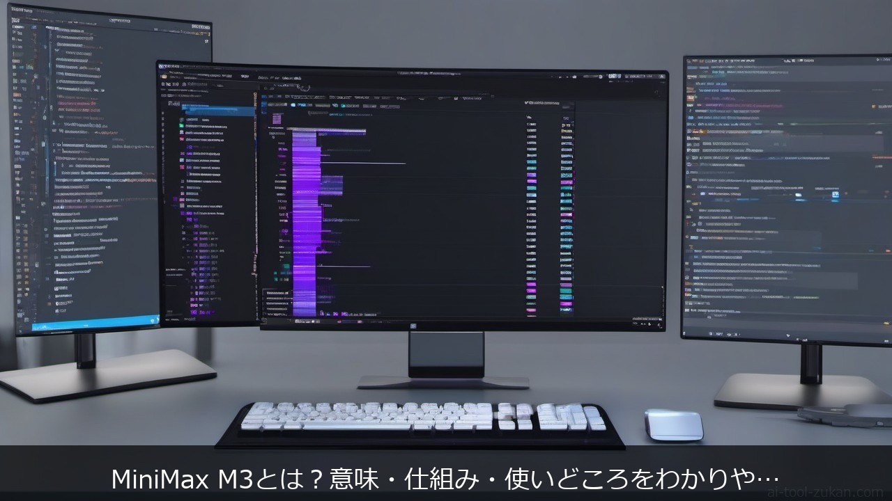 MiniMax M3とはに関する記事のアイキャッチ画像 - MiniMax M3とは？意味・仕組み・使いどころをわかりやすく解説