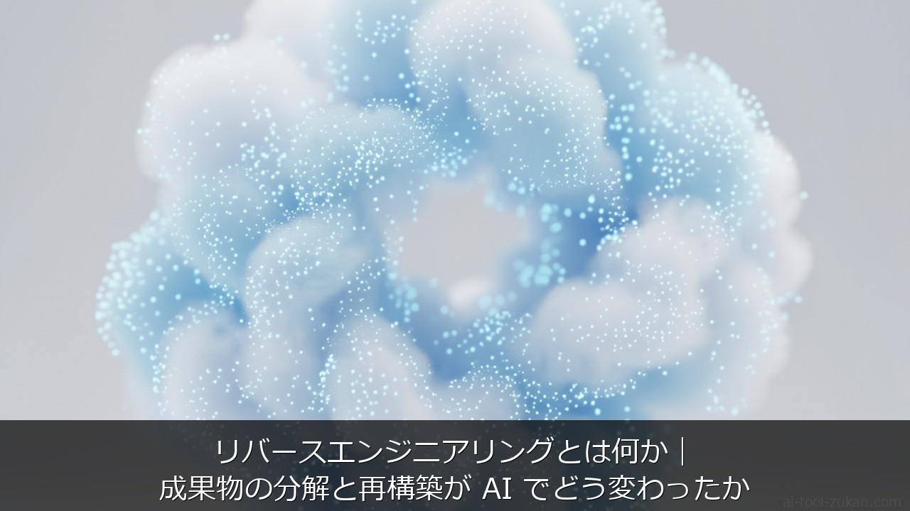 リバースエンジニアリングとは何か｜成果物の分解と再構築が AI でどう変わったか のアイキャッチ画像