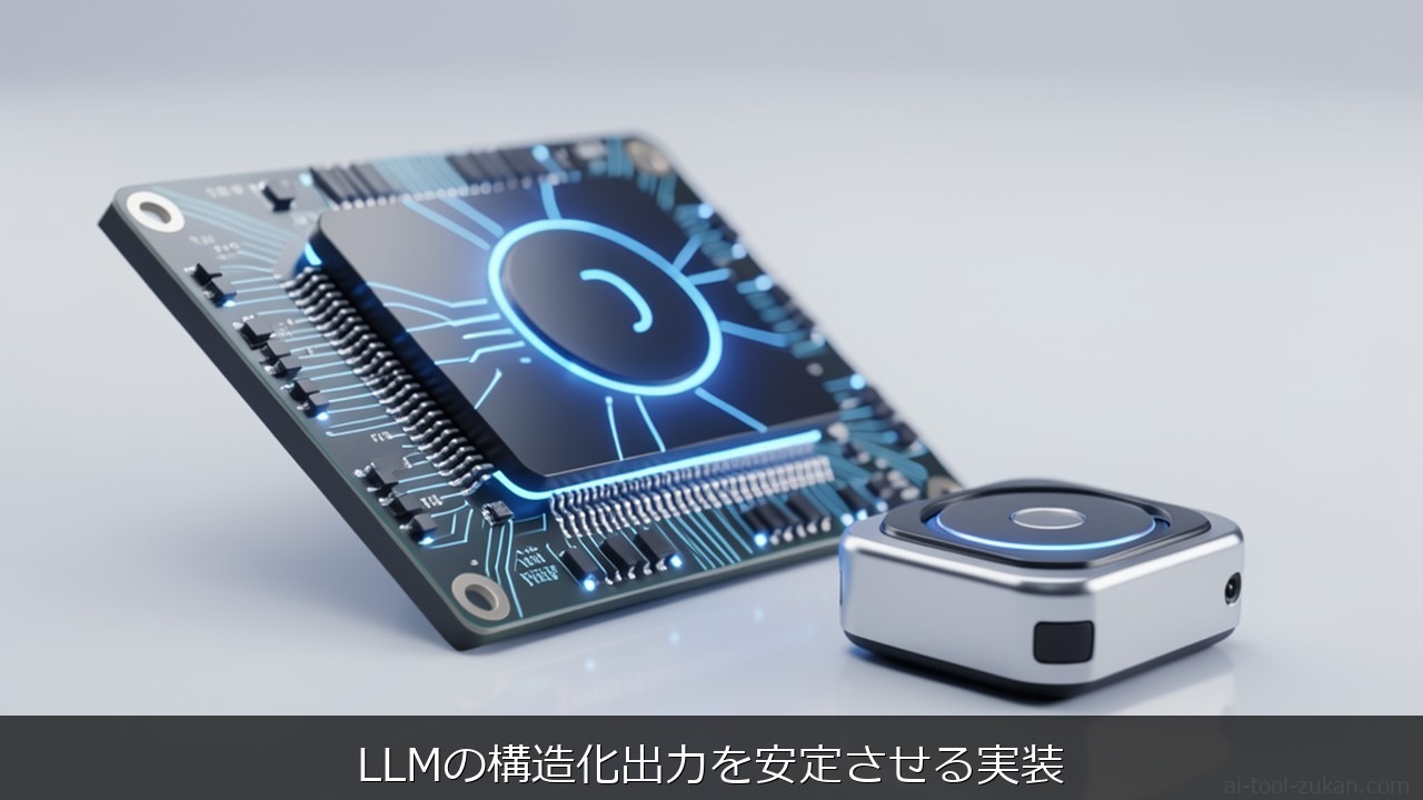 LLMに関する記事のアイキャッチ画像 - LLMの構造化出力を安定させる実装
