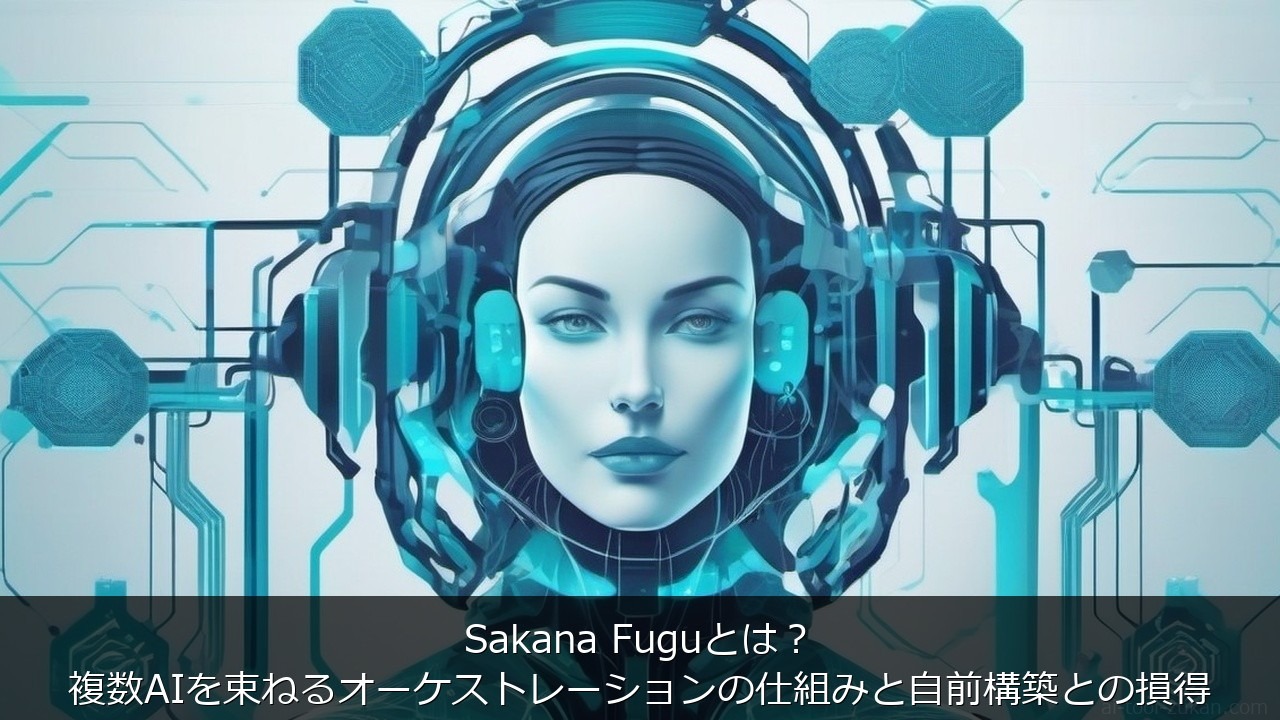 Sakana Fuguとは？複数AIを束ねるオーケストレーションの仕組みと自前構築との損得