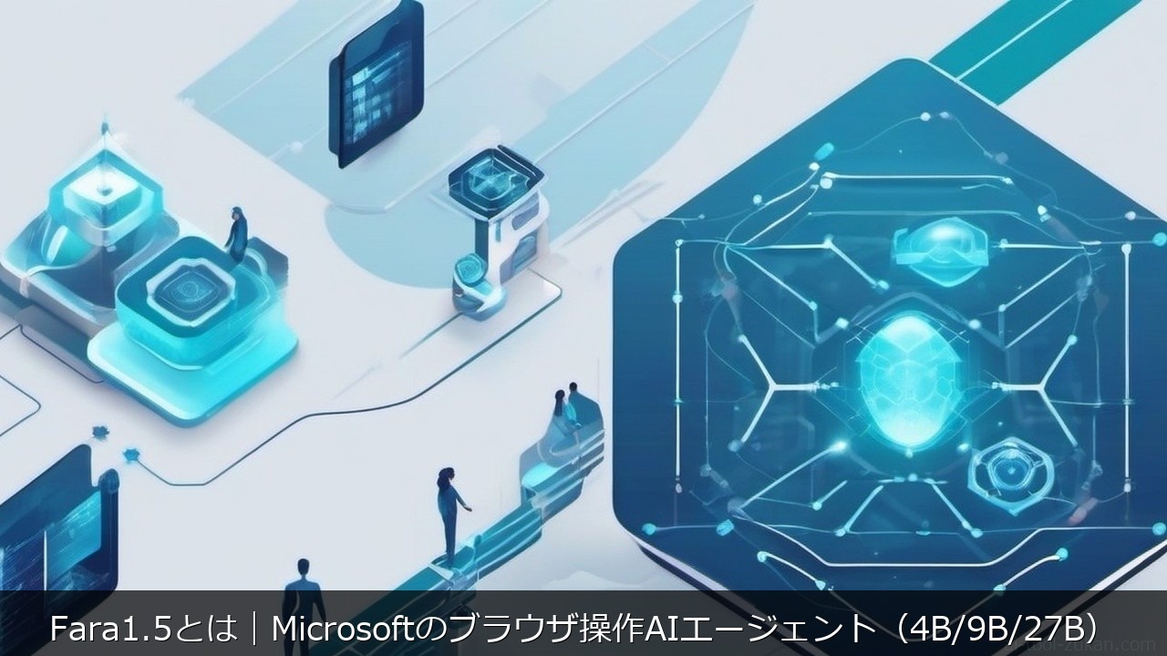 Fara1.5とは｜Microsoftのブラウザ操作AIエージェント（4B/9B/27B）