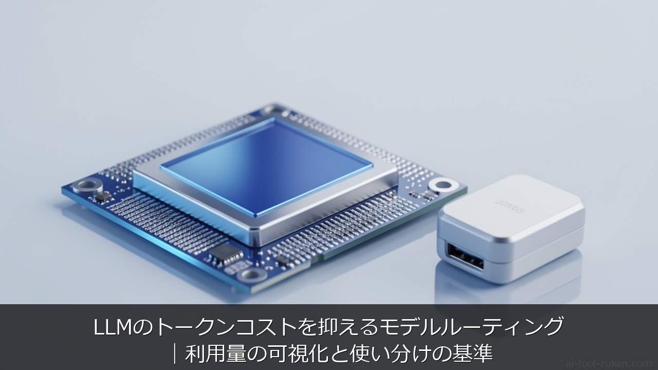 LLMに関する記事のアイキャッチ画像 - LLMのトークンコストを抑えるモデルルーティング｜利用量の可視化と使い分けの基準